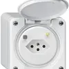 Presa FI AP robusto T13 30mA bianco 