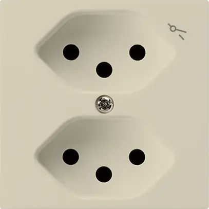 Presa INC kallysto 2×T13 beige commutato 1× 