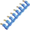 Peigne collecteur Finder 097.58, 8-pôles pour socle de relais 95.Px/97.Px, bleu 