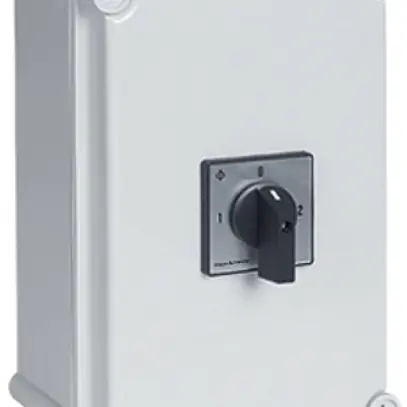 AP-Netzumschalter K&N KG64.T904.STMA, 63A/690V 4P 280×190×130mm "1-0-2" 