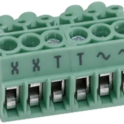 Connecteur Hager 2-fils elcom.one/home/modesta, vert 