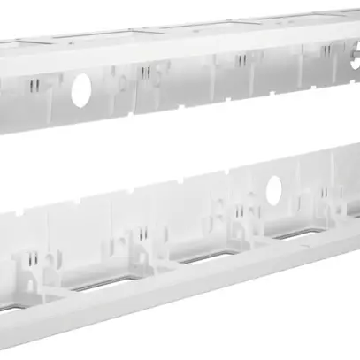 Ober-/Unterteil-Set Hager univers 5F für AP-Rahmen IP30 SK I 1250×160mm 2 Stk 