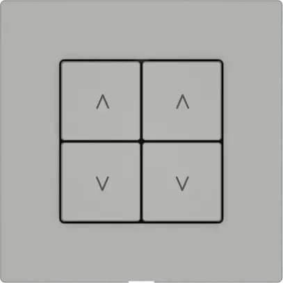 Interrupteur stores EDIZIO.liv Wiser SNAPFIX® 2 canaux 4 touches grc 