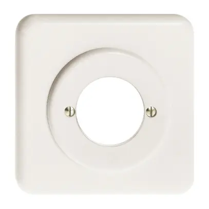 Kit frontale INC bianco per interr.a chiave, s.incisione 