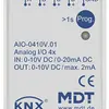 Module entrée/sortie KNX AMD MDT AIO-0410V.01 4-can IN:0-10V 0-20mA OUT:0-10V 