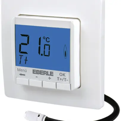 Termostato a orologio INC Eberle FITnp 3F, display blu, 230V 1Ch 10…40°C, bi 