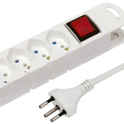 Prise multiple STEBA VARIABL 4×T13 avec interrupteur 3m blanc 