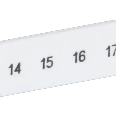 Nastro Zack ZB 11…20 bianco siglatura longitudinale 10 cartellini 6mm 