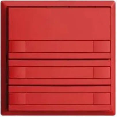 Pulsante KNX RGB EDUE, 250mW, s.LED, c.inserto carta, 6×pulsante, 1×tasto, ber 