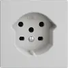 Prise ENC EDIZIOdue T15 gris clair 