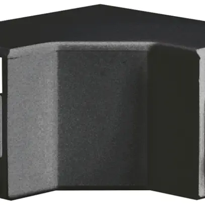 Angolo interno Hager tehalit.LF 33×20mm nero IP30 