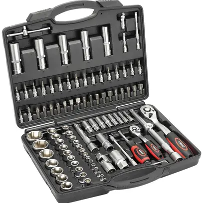 Jeu de clés à canon CIMCO 96 pièces 6.3mm (1/4“) et 12.5mm (1/2“) 