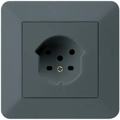 Prise ENC HA kallysto.trend type 15 avec bornes enfichables anthracite 