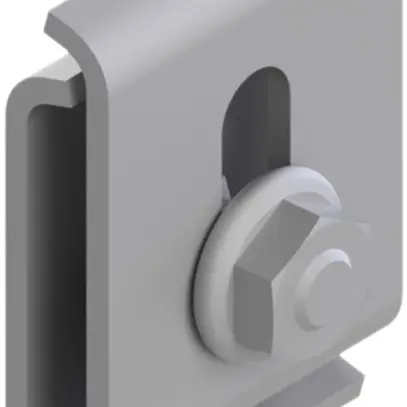 Fissaggio di sicurezza per coperchio Lanz per canale a griglia A4 