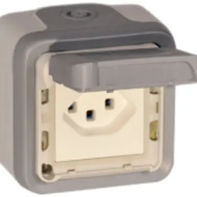 Presa AP PLEXO tipo 23 grigio 