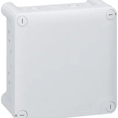 Scatola di derivazione PLEXO 130×130mm vuota grigio chiaro 