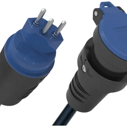 Prolunga ELBRO T13/T13 H07RN-F3G1.5mm² GDV 5m IP55 nero 