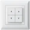 Interrupteur pour stores ENC kallysto.line blanc avec 4 touches 