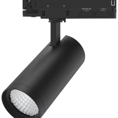 Spot LED DOTLUX SLIMtrack 30W 2660lm 930/935/940 36° AD3PH Ø75 noir 