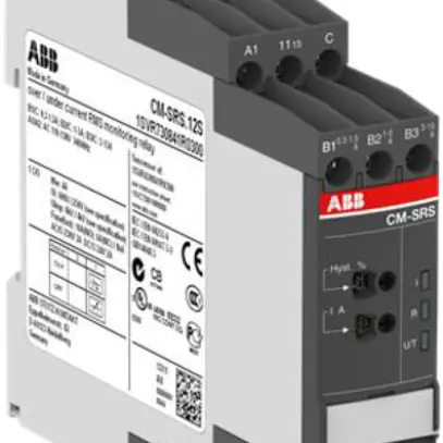 Relè controllo corrente ABB monofase 24…240VAC/DC 1C 
