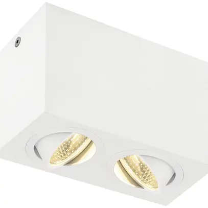 Plafonnier LED SLV TRILEDO DOUBLE CL 16W 1100lm 3000K 38° 163×85×95mm blanc 
