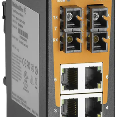 Switch WM IE-SW-EL08-6TX-2SCS, 6×RJ45 FE+2×SC MM FE unmanaged 