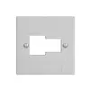 Placca frontale 1×TT,1×RJ45 grigio chiaro ITplus ITM EDIZIOdue 