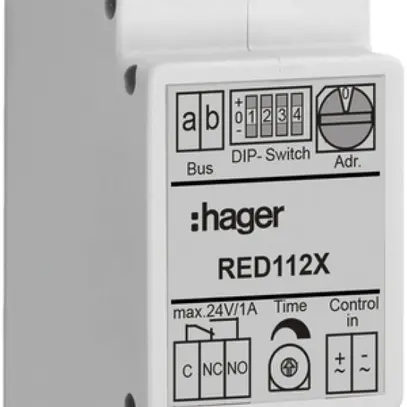 Relais de commutation AMD Hager 2-fils, pour interphone, audio-Bus simple 