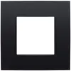Cadre de recouvrement Niko Intense 83×83mm noir 