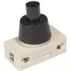 Interrupteur à poussoir INC ELBRO, 2A/250V 1L, noir 