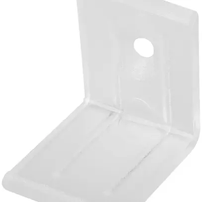 Clip di fissaggio LDV PM06/MB, per profilo d'angolo PM06, trasparente 