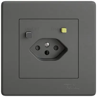 Presa FI INC EDIZIO.liv  1×T13 con shutter grs 