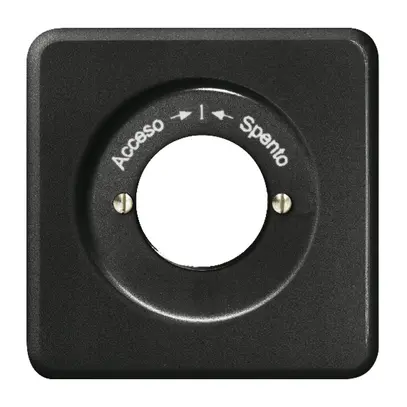 Kit frontal Accesso-I-Spento pour cont.rot.imp.à clé noir 
