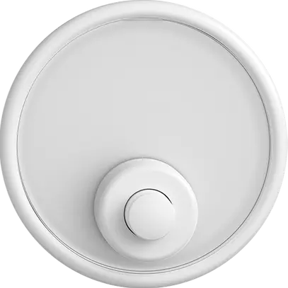 Pulsante di suoneria STANDARDdue SNAPFIX® 6A 250V targhetta nome bi 