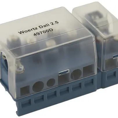 Boîte de raccordement Woertz pour câble plat DALI 5×2.5+2×1.5mm² 5P+bus 