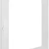 Porte transparente droite Hager univers pour armoire murale FP42 650×550mm 