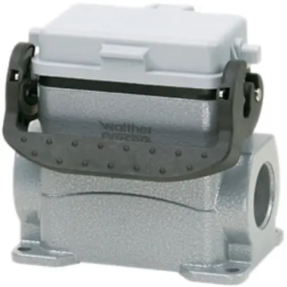 Boîtier d'embase Walther PROCON P711610MS, raccord 1×M20, couvercle, H=53mm, Al 