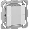 Poussoir multifonction ENC KNX kallysto B quadruple blanc 