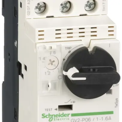 Disgiuntore per motore Schneider GV2P06 1…1.6A TeSys 50kA 