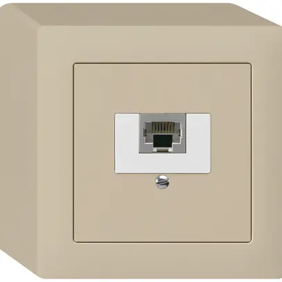 Scatola AP kallysto 1×RJ45s beige 