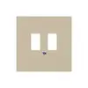 Placca frontale kallysto per presa USB beige 