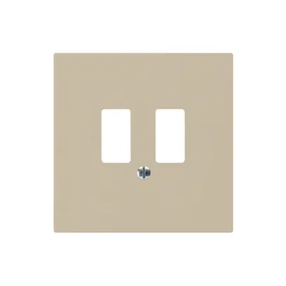 Plaque frontale kallysto pour prise USB beige 