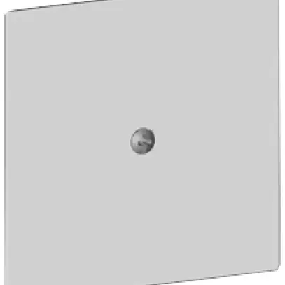 Placca frontale kallysto bianco per 60×60 per elemento di potenza supplementare 