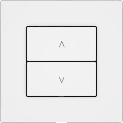 Interrupteur stores EDIZIO.liv Wiser SNAPFIX® 2 touches WLAN bc 