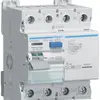 Interrupteur différentiel Hager RCCB (RCD) 4P 400V 0.3A type B hfq 25A 10kA 4UM 