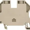 Borne de passage Weidmüller WDU N connexion à vis 35mm² 125A TS35 beige 