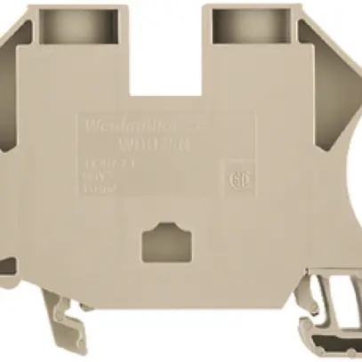 Morsetto di passaggio Weidmüller WDU N connessione a vite 35mm² 125A TS35 beige 