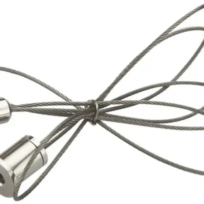 Corda di montaggio a soffitto DOTLUX 1.5m TWISTER/HALLprotect 2 pezzi 