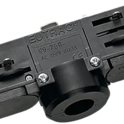 Adaptateur pour luminaire SLV pour rail conducteur EUTRAC, noir 