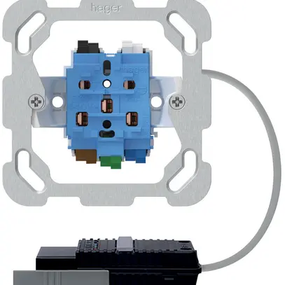 Presa INS tipo 15/25 Hager, adattatore cavo tondo 
